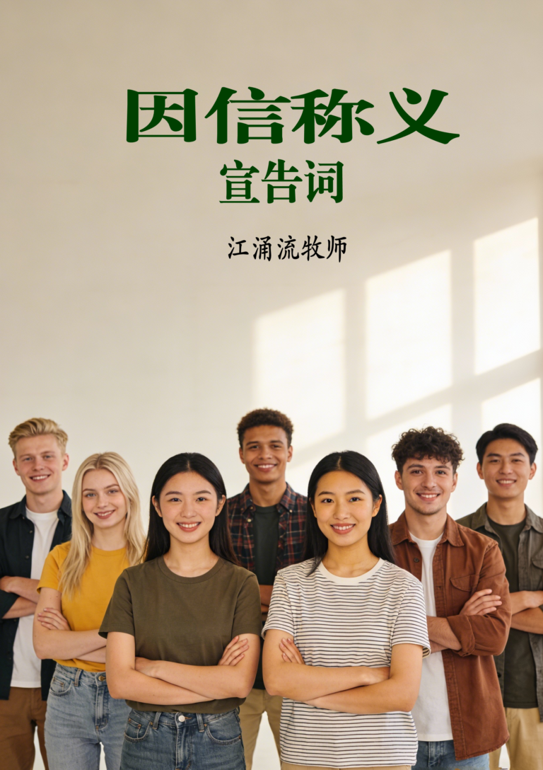 因信称义宣言 江涌流牧师著